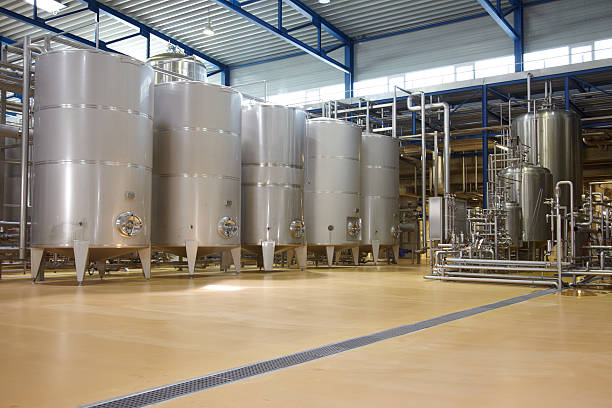 Tanks in a german brewery.